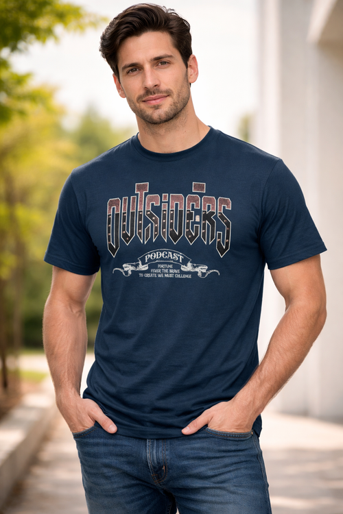 Outsiders Graphic Tee - Teal T-Shirt