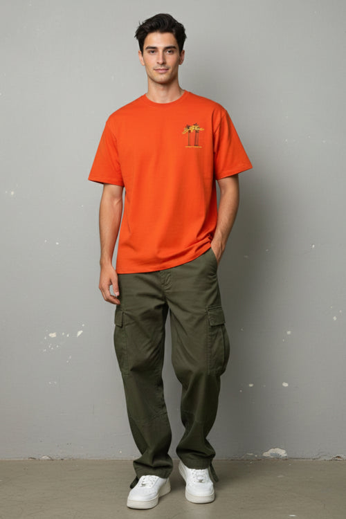 Rusty Printed Oversize T-shirt