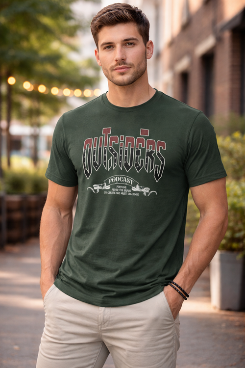 Outsiders Graphic Tee – Forest Green T-Shirt