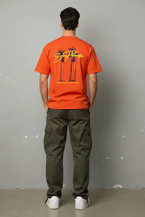 Rusty Printed Oversize T-shirt