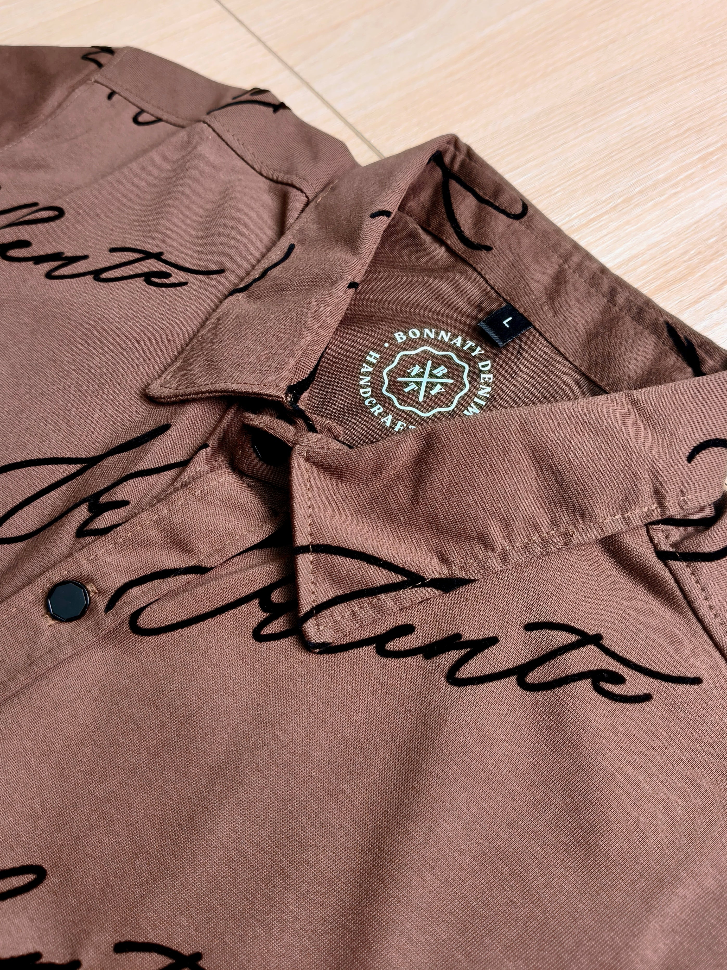 Brown coloured printed shirt