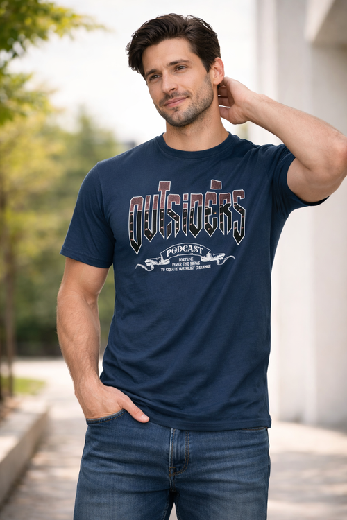 Outsiders Graphic Tee - Teal T-Shirt