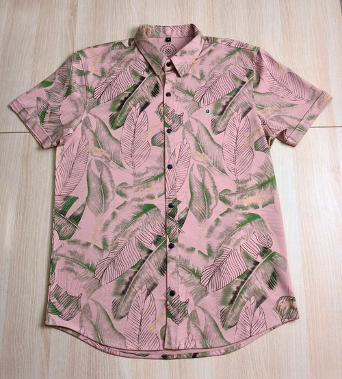 Pink coloured printed shirt