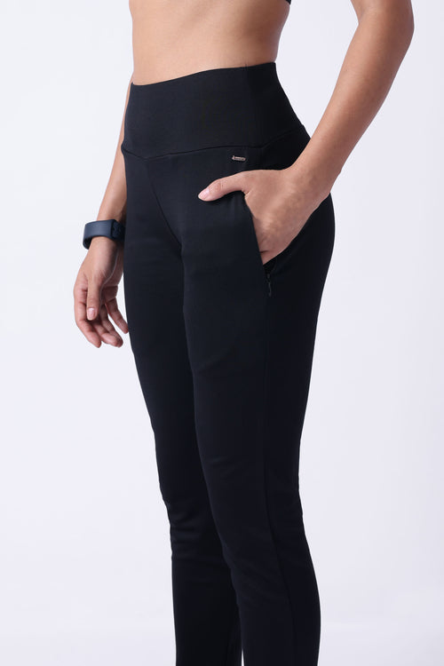 BLACK HIGH RISE FUNCTIONAL LEGGINGS