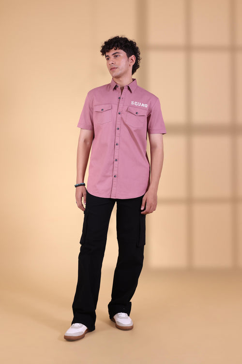 ONION DOUBLE POCKET SOLID SHIRT