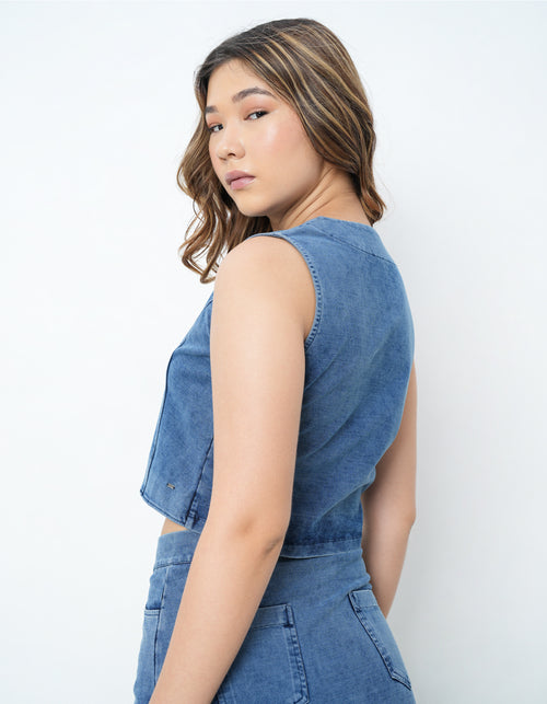 Denim Waist Coat