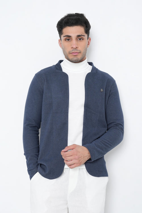 Indigo Regular Fit Casual Cardigan
