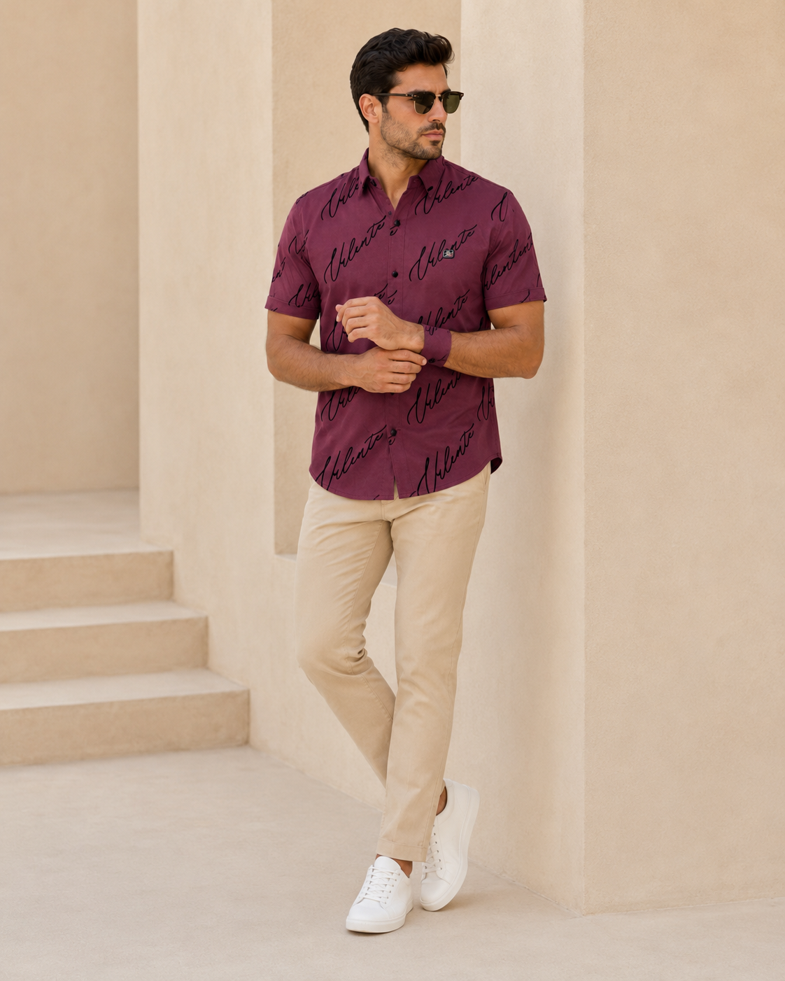 Deep Wine Casual Shirt