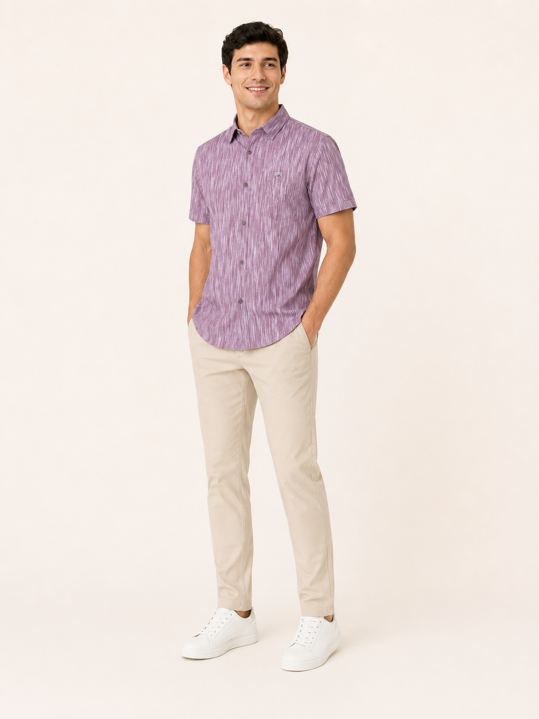 Lilac Casual Shirt