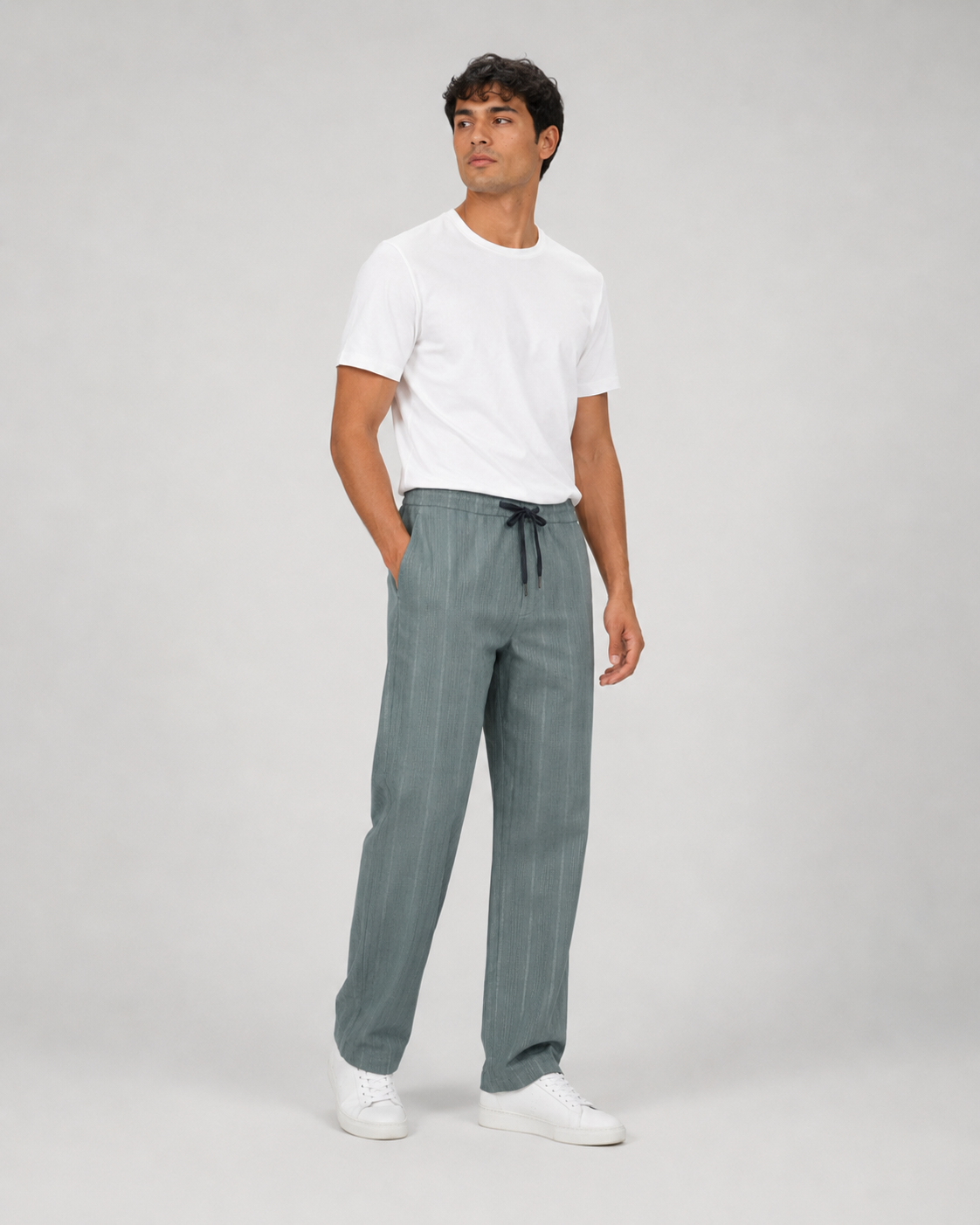 Men’s Green Linen Pants