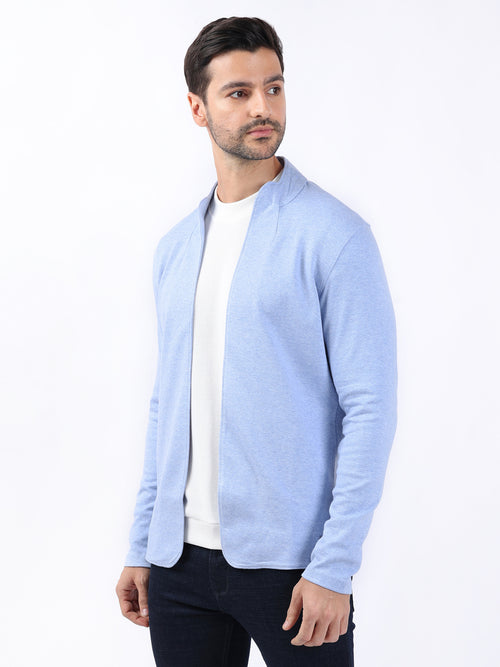 SKY JACQUARD KNIT LIGHTWEIGHT CARDIGAN