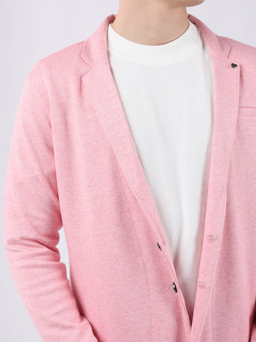 PINK CASUAL LIGHTWEIGHT BLAZER