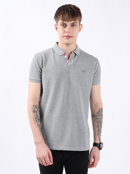 GREY MILANCH BASIC MEN POLO