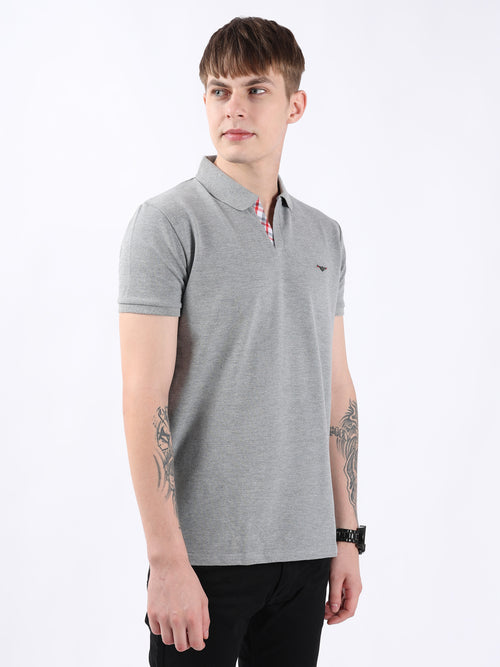 GREY MILANCH BASIC MEN POLO