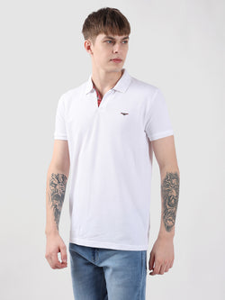 CLASSIC WHITE MEN'S POLO T-SHIRT