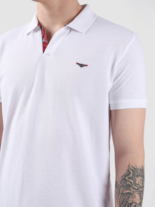 WHITE BASIC MEN POLO