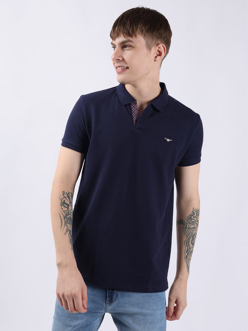 NAVY BASIC MEN POLO