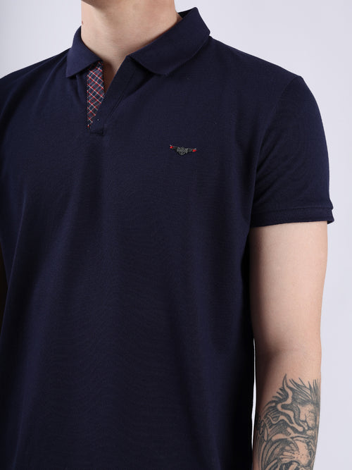 NAVY BASIC MEN POLO