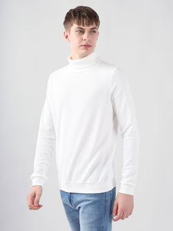 OFFWHITE LONG SLEEVE TURTLE NECK