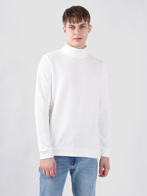 OFFWHITE LONG SLEEVE TURTLE NECK