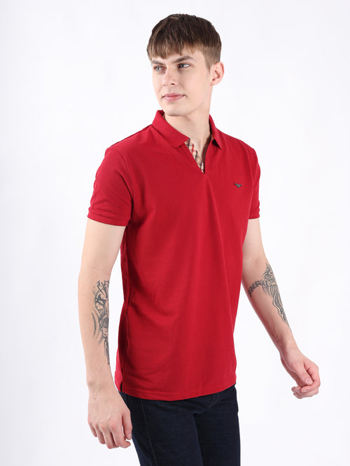 CHILLY RED BASIC MEN'S POLO T-SHIRT