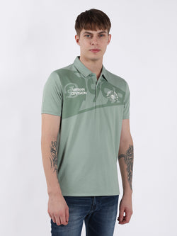 PISTA GRAPHIC PRINTED MEN'S POLO T-SHIRT