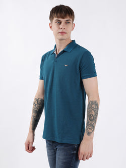 TEAL BASIC MEN POLO
