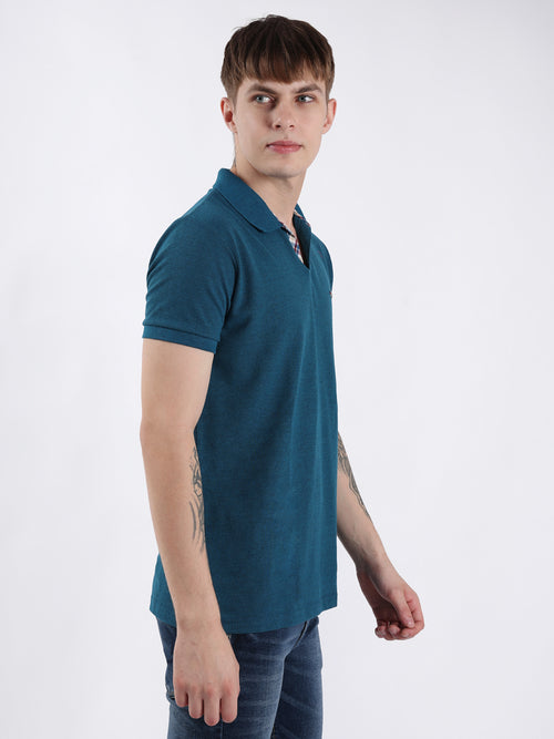 TEAL BASIC MEN POLO