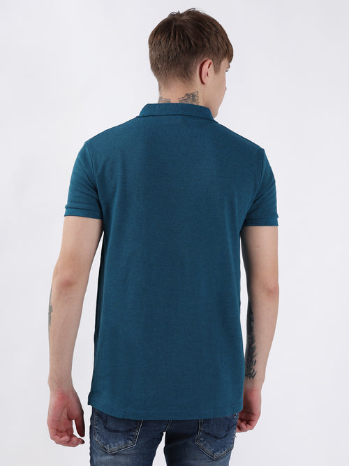 TEAL BASIC MEN POLO