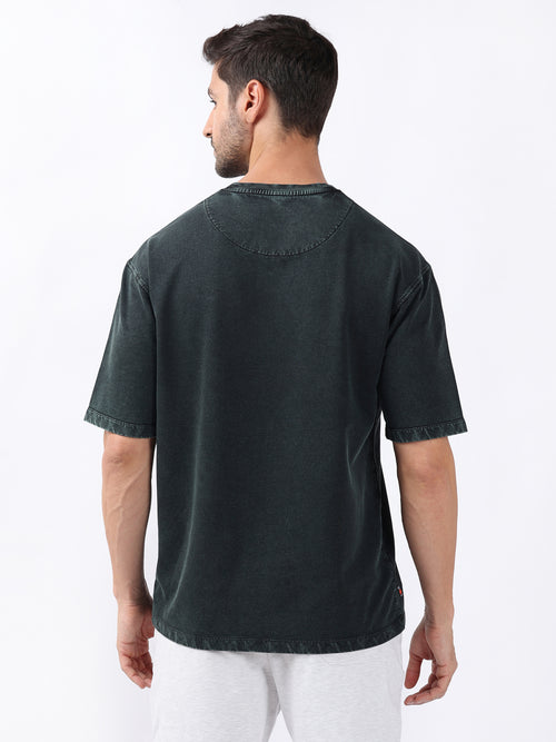 TEAL TWO TONE OVERSIZE T-SHIRT